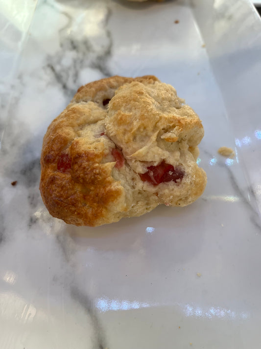 Cherry & Almond Scone